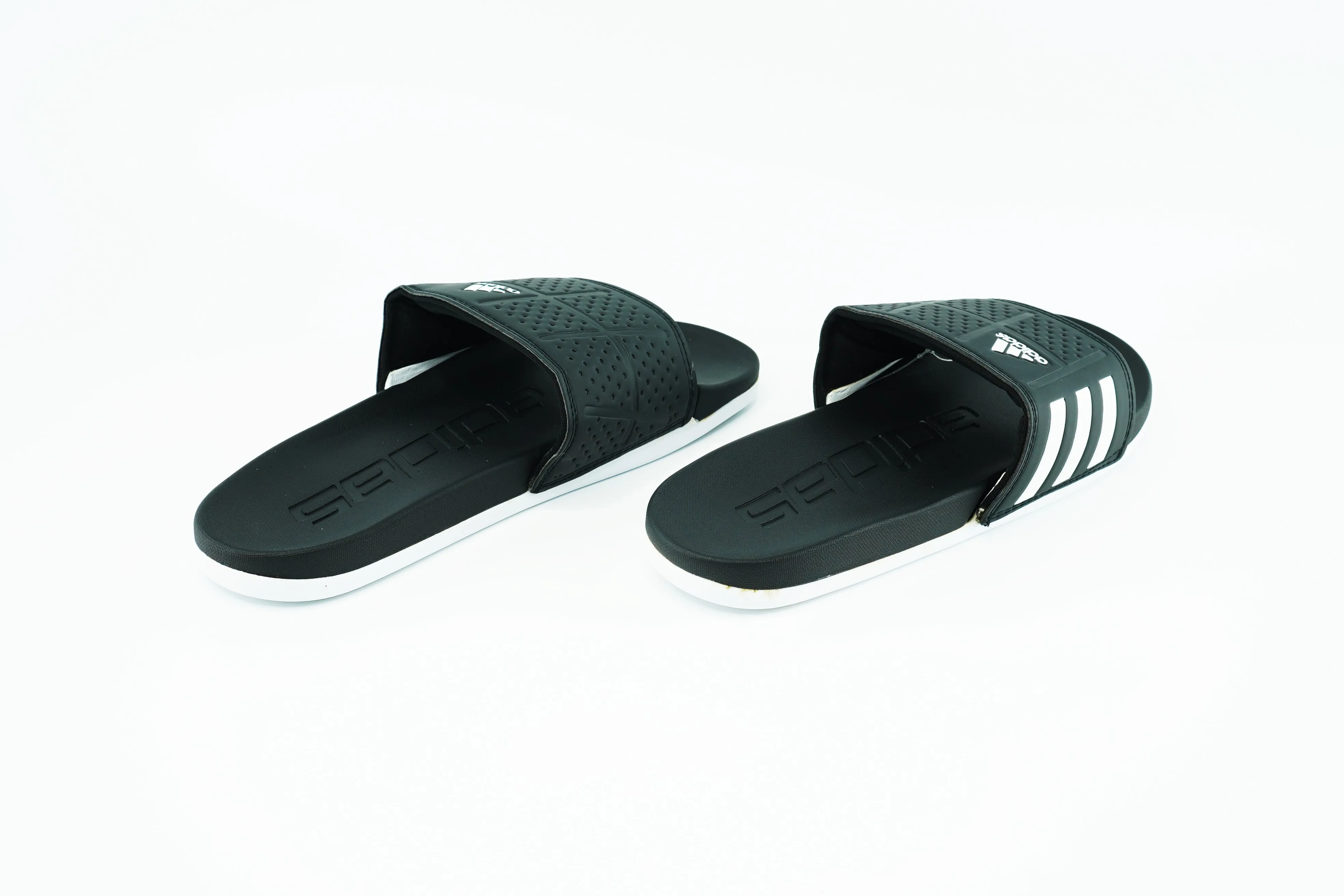 Adidas Black Casual Slippers For Men