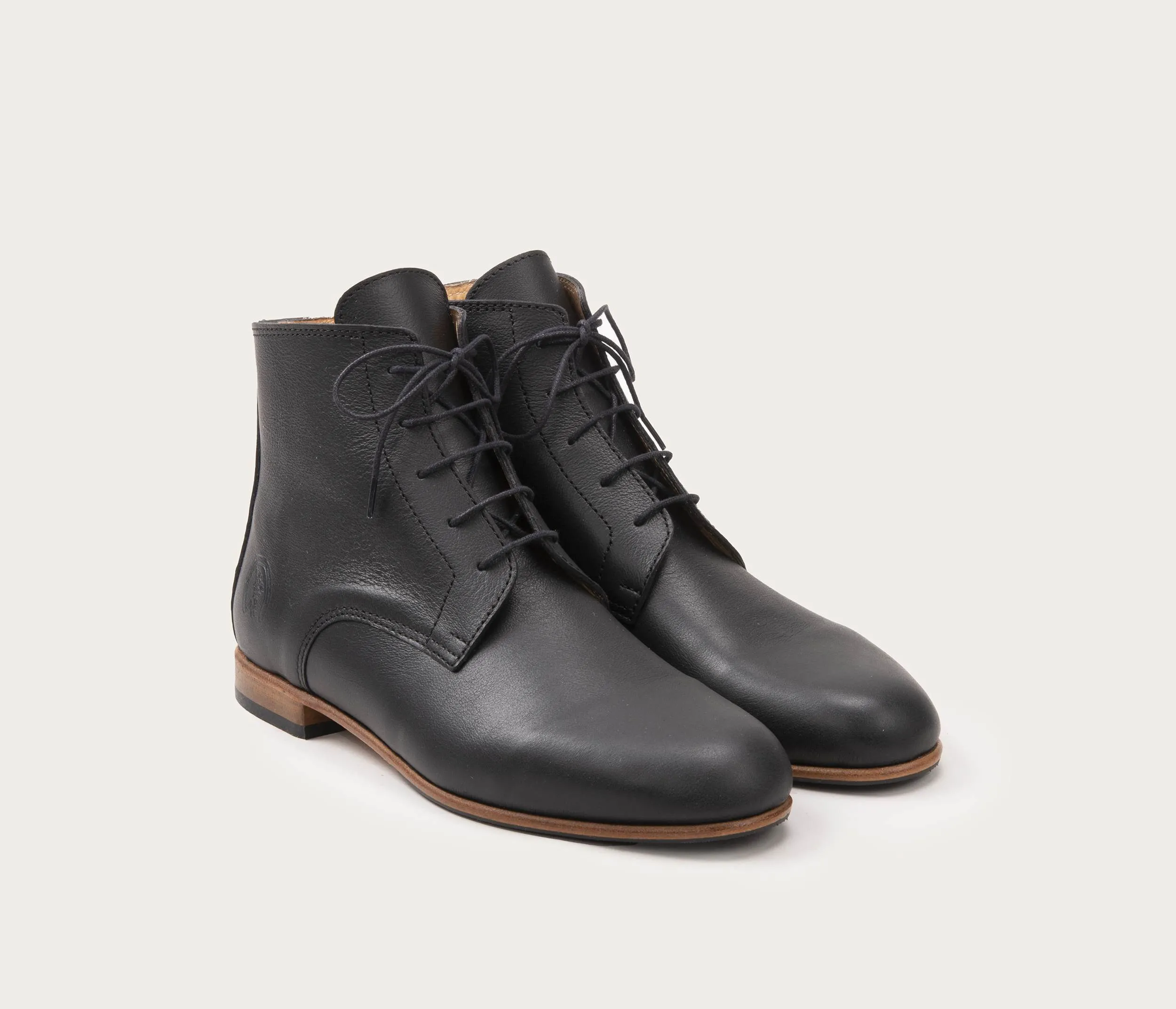 Albert Men's Soft Black Ankle Boot