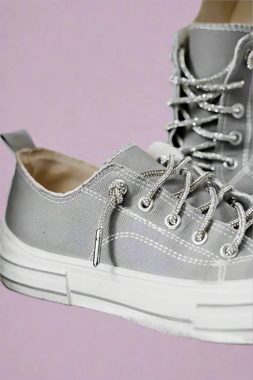 Aman Grey Tennis Shoes