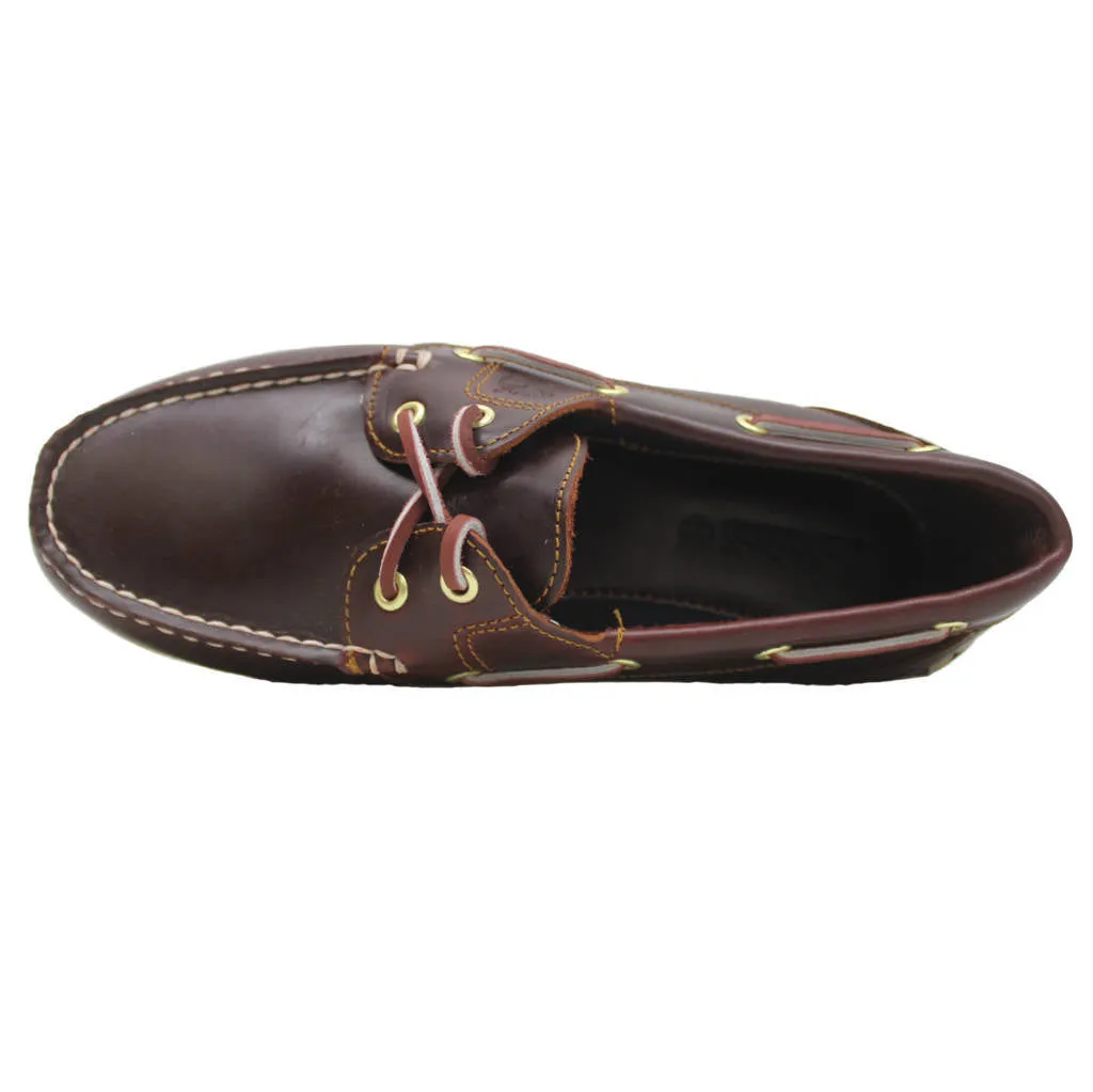 Amherst 2-Eyelet Leather Women's Boat Shoes