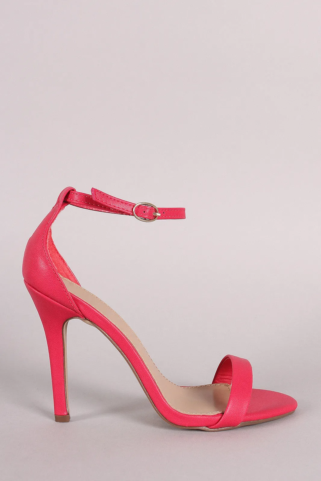 Breckelle Classic Duo Strap Stiletto Heel