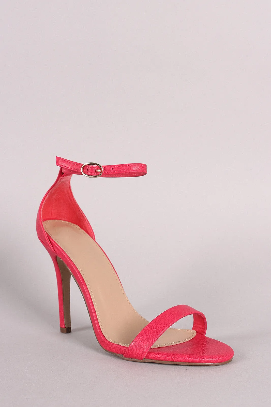 Breckelle Classic Duo Strap Stiletto Heel