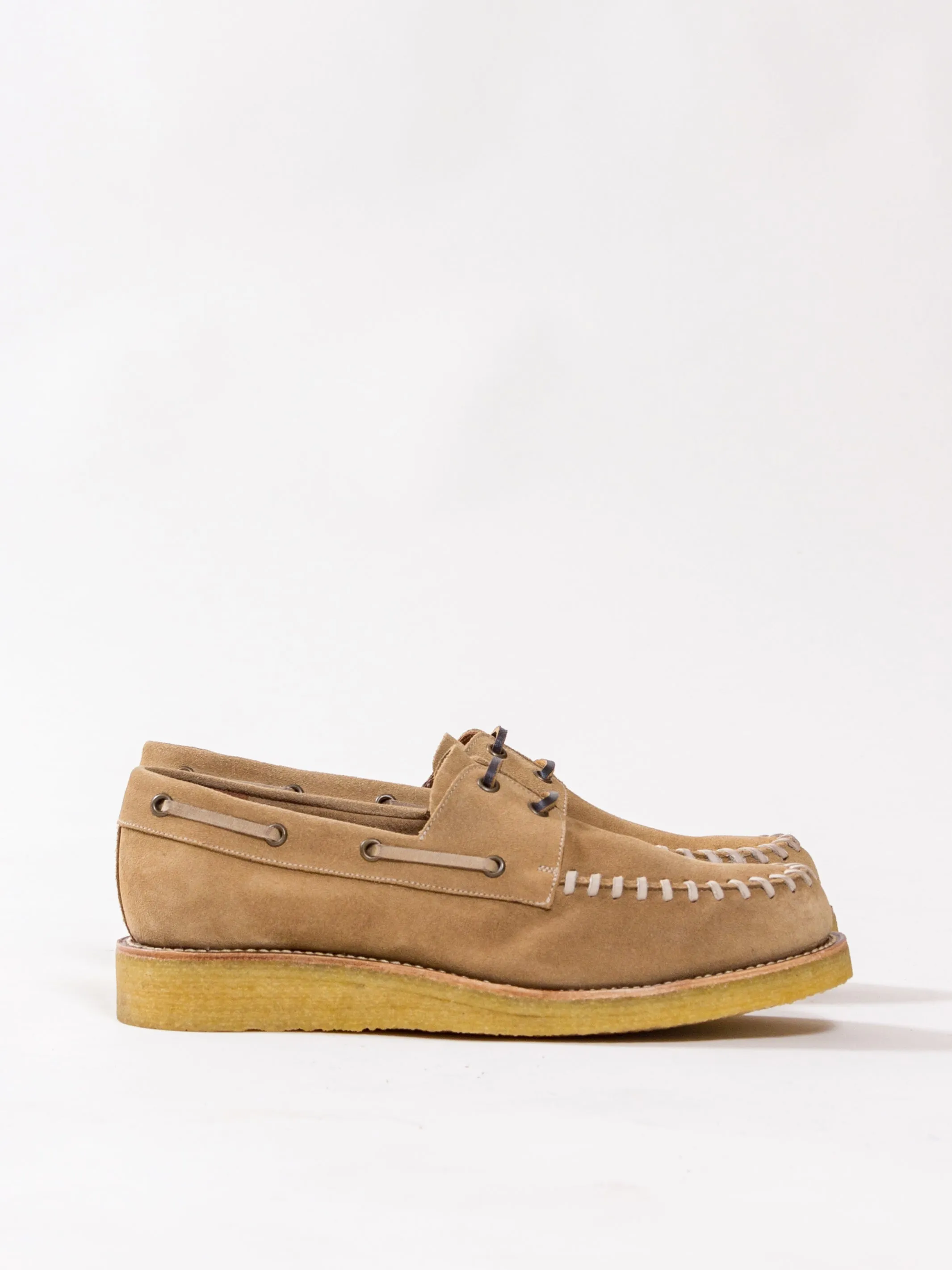 Bright Shoemakers, Native Boat Shoe, Mushroom Suede