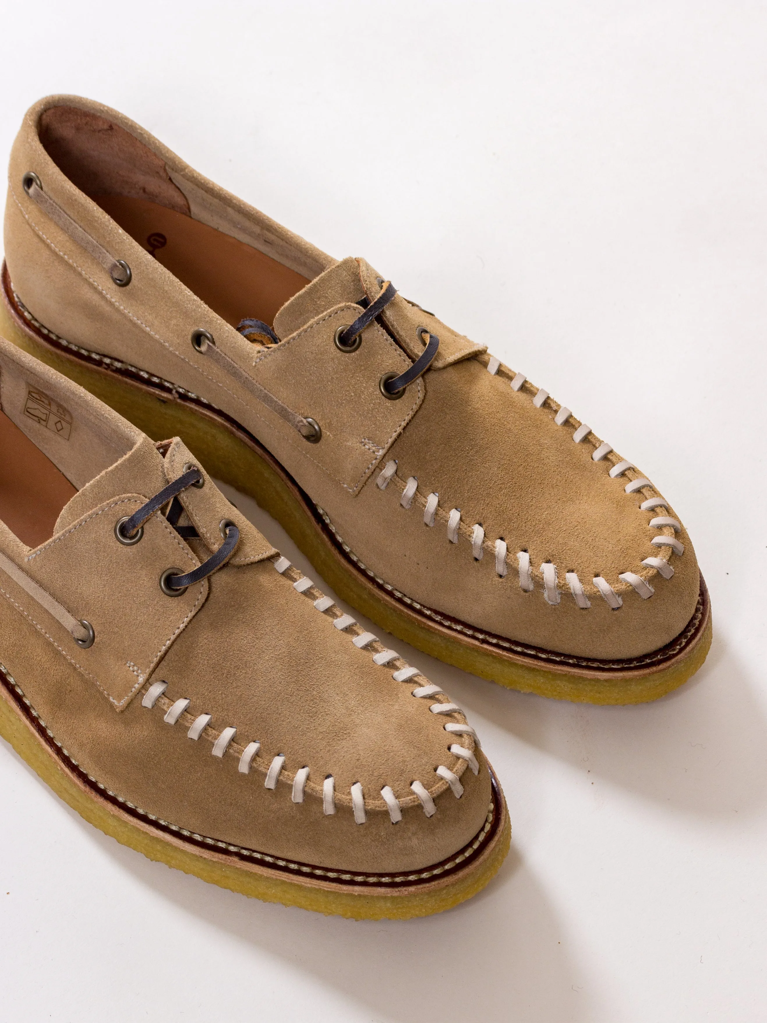 Bright Shoemakers, Native Boat Shoe, Mushroom Suede