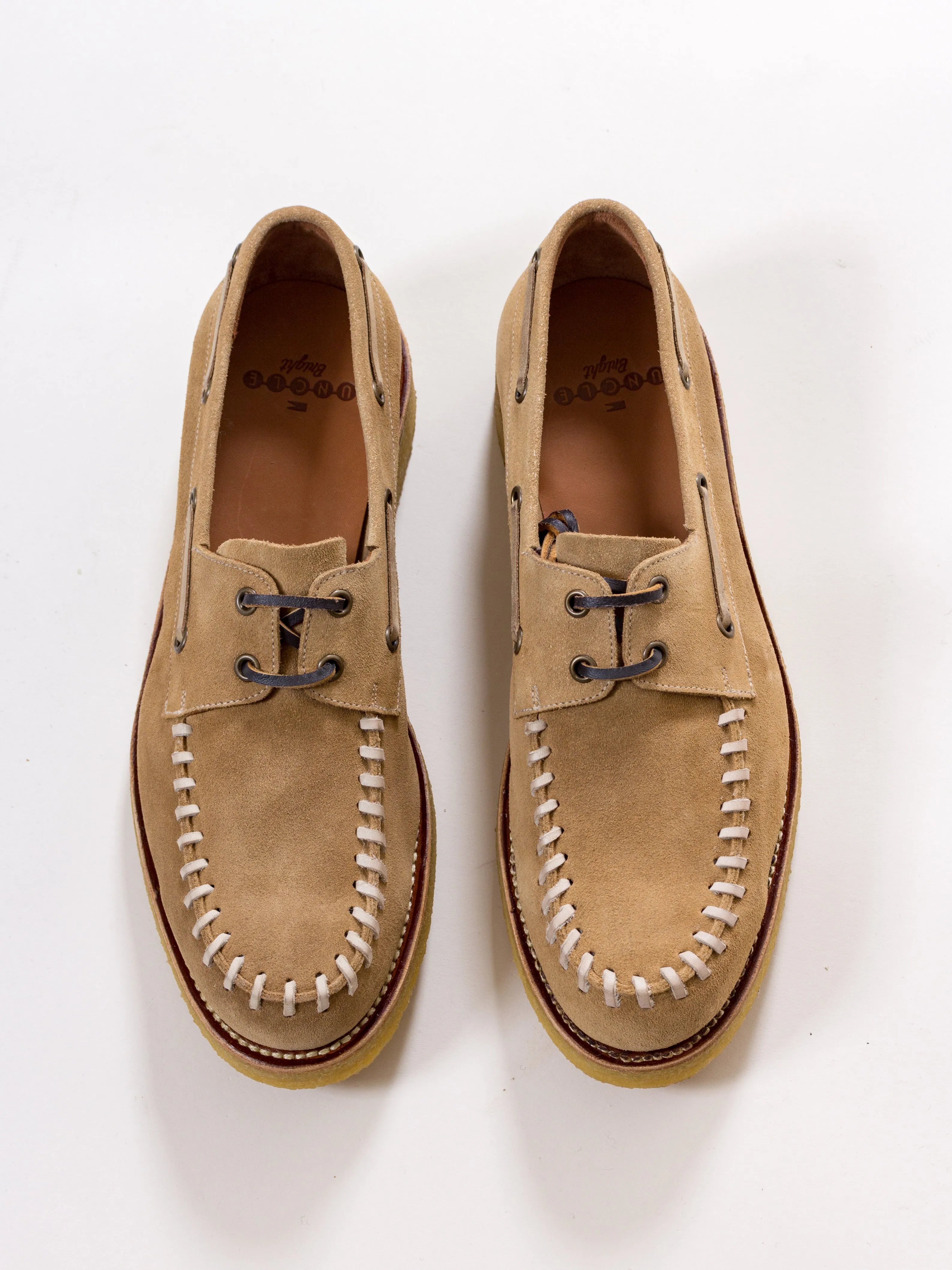 Bright Shoemakers, Native Boat Shoe, Mushroom Suede