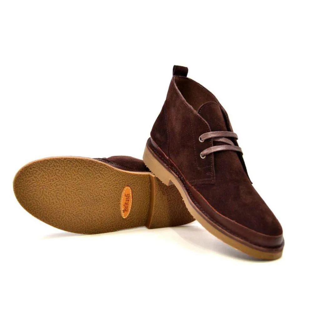 British Walkers Cambridge Desert Boots Men's Suede and Leather