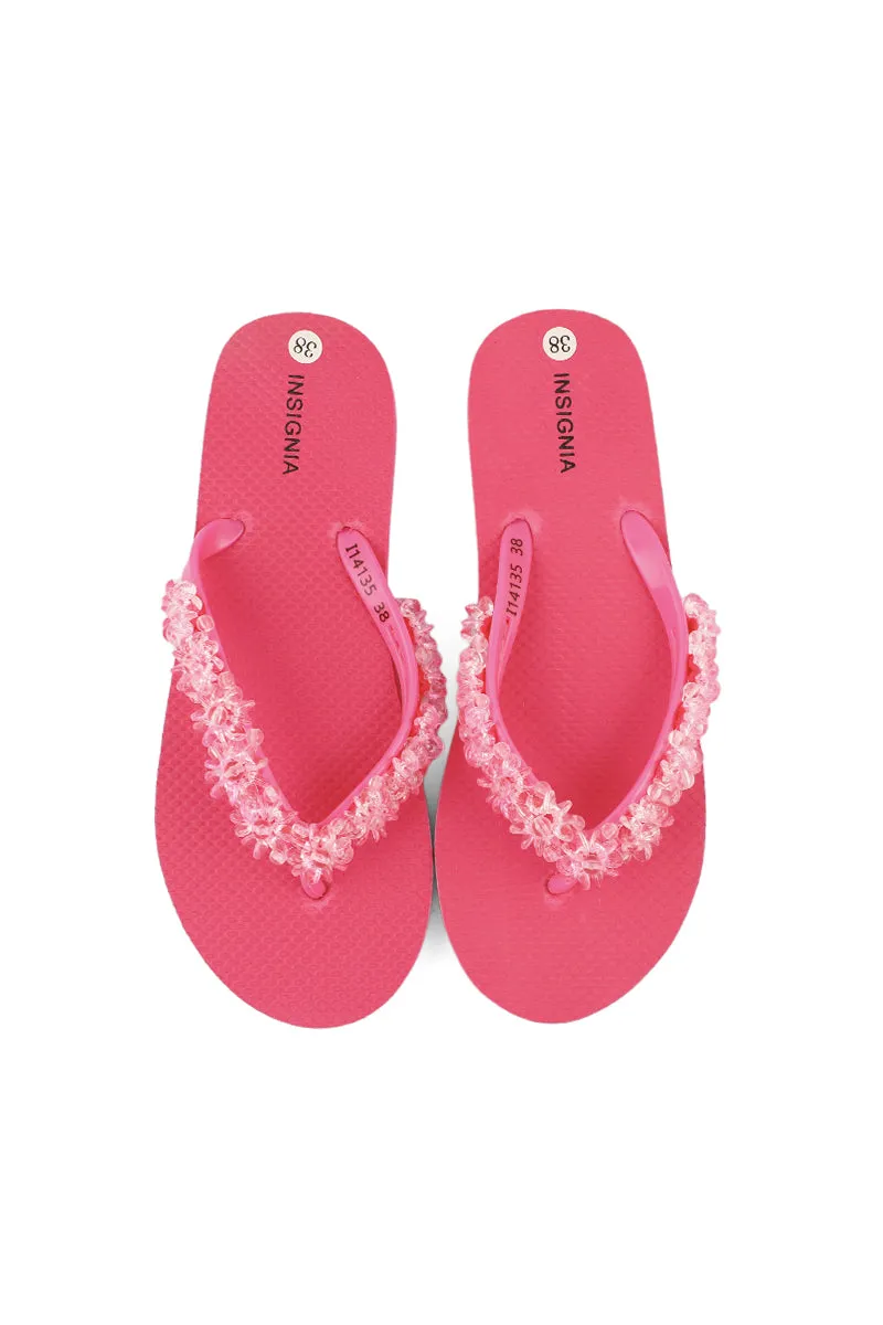 Casual Flip Flop I14135-Fuchsia