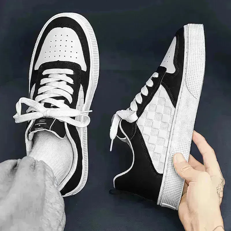 Casual Lace-up Sneakers Men Fashion Breathable Platform Sneakers Shoes Outdoor Sports sneakers .