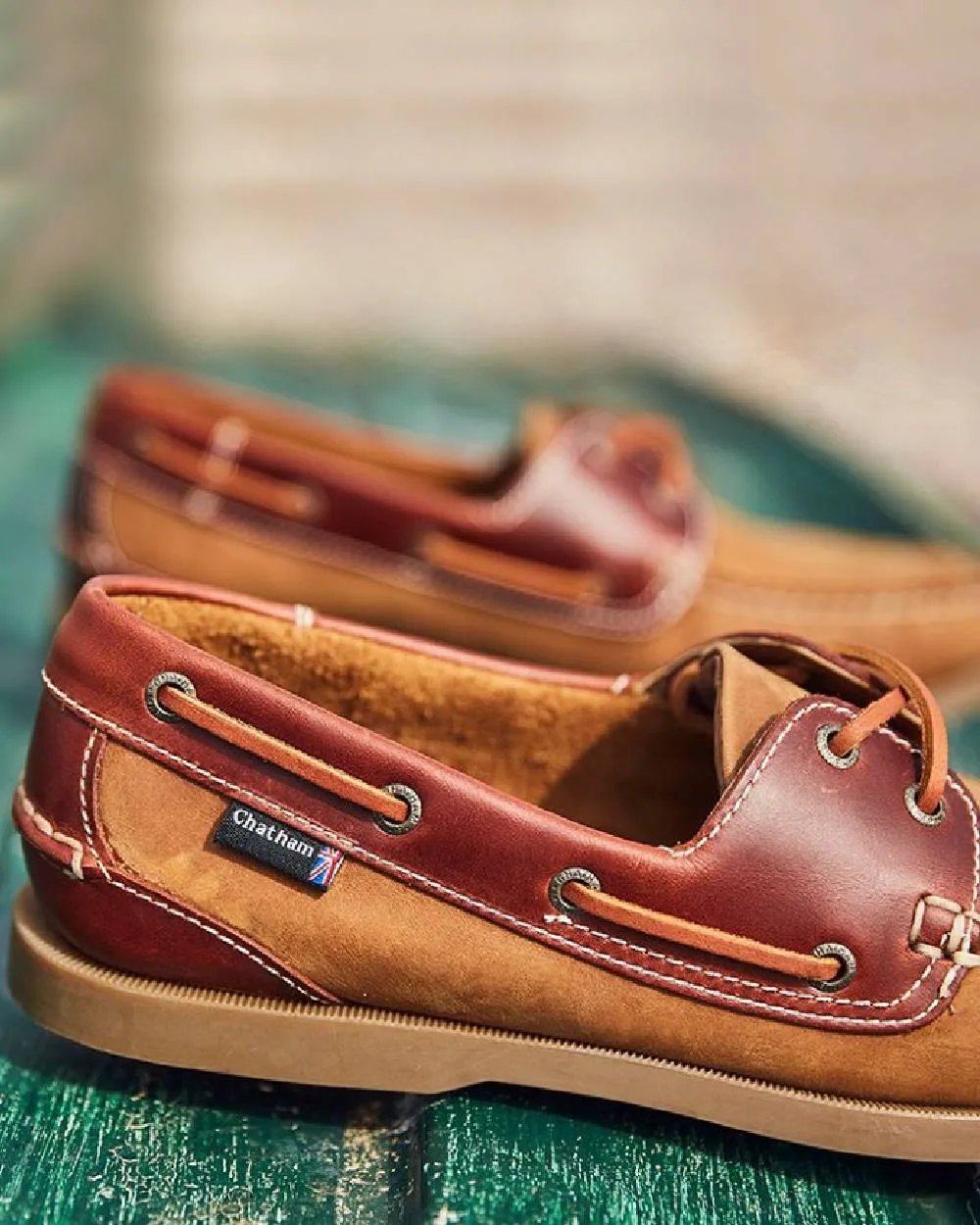 Chatham Mens Bermuda II G2 Leather Boat Shoes