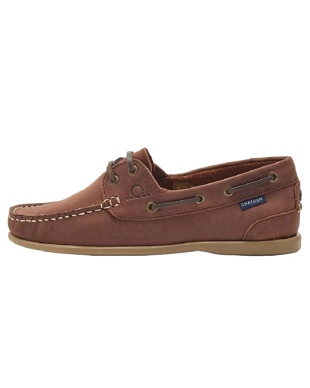 Chatham Womens Penang Leather Boat Shoes