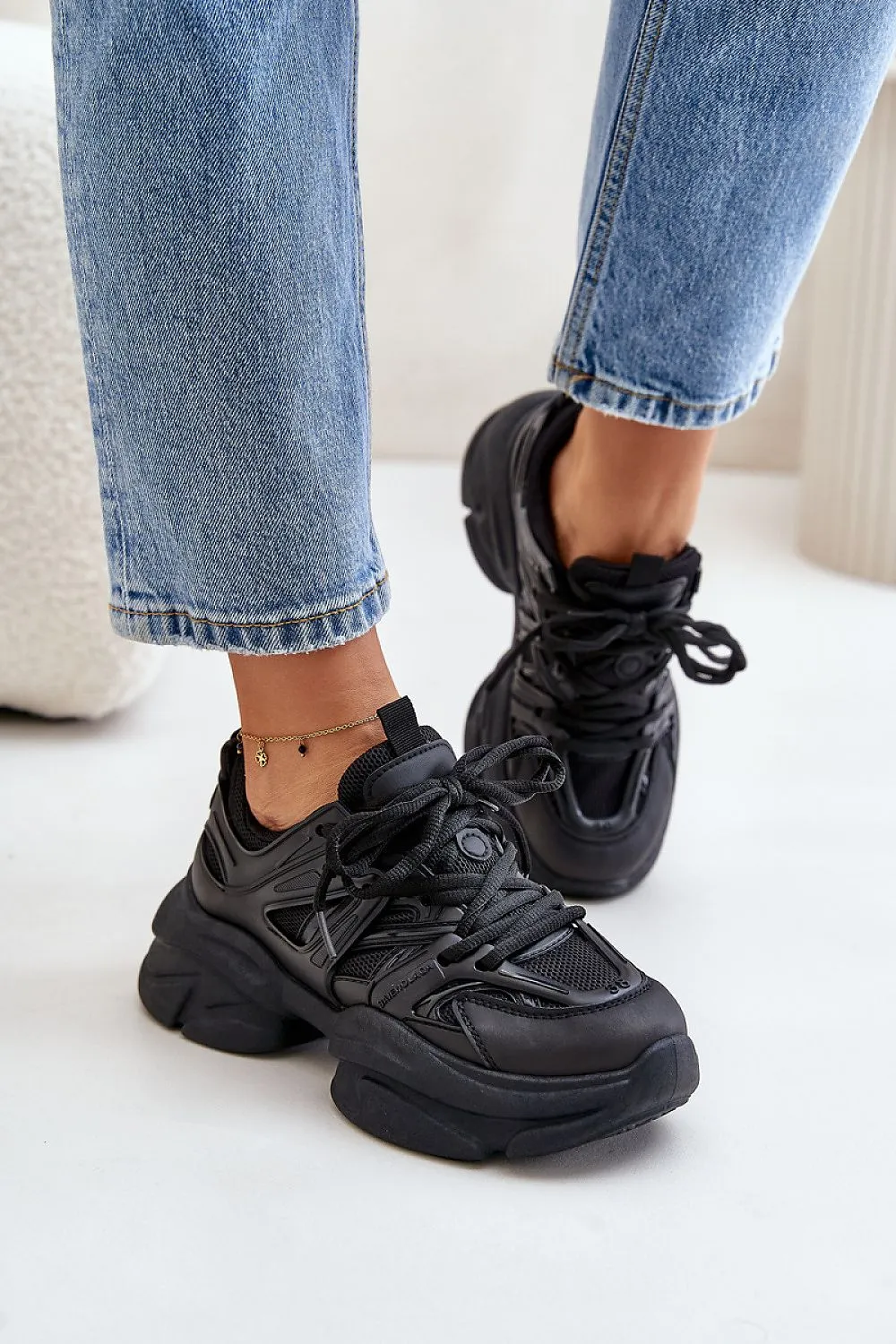 Chunky Laced Sneakers