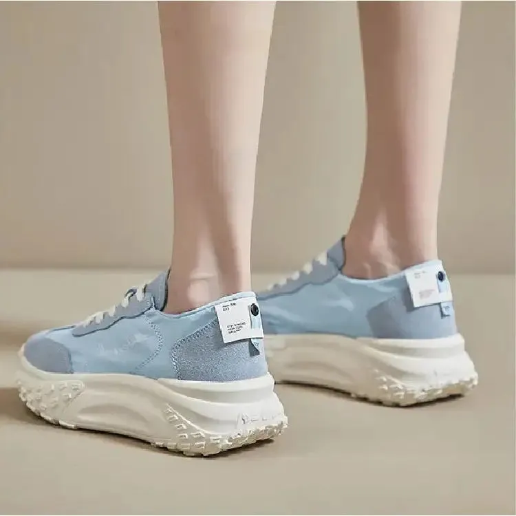 Chunky Platform Thick Soled Lace Up Sneakers