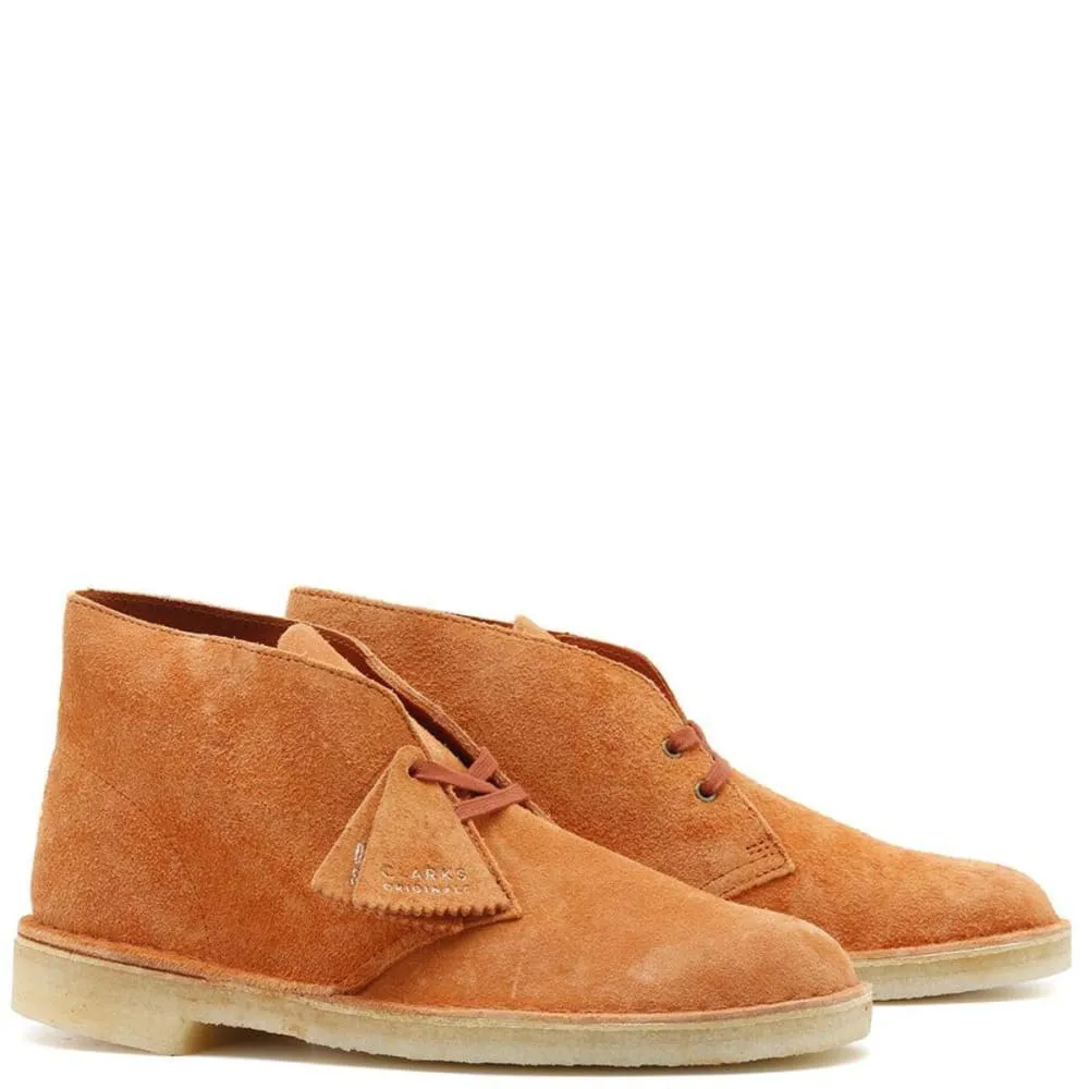 Clarks Originals Desert Boots Men's Ginger Orange Suede 26154730