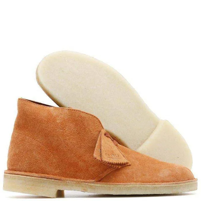 Clarks Originals Desert Boots Men's Ginger Orange Suede 26154730