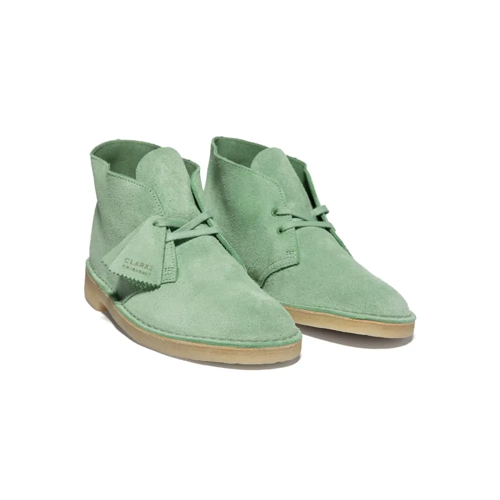 Clarks Originals Desert Boots Men's Light Green Suede 26171745