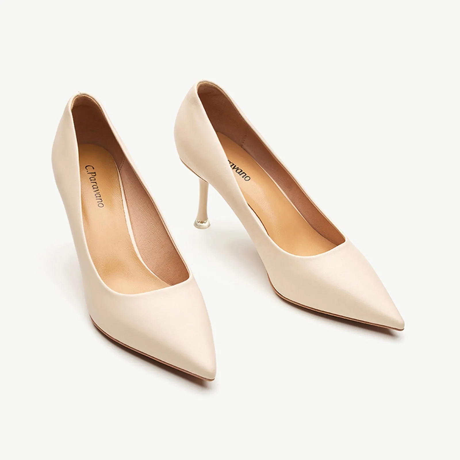 Classic Stiletto Pumps (Anna) White