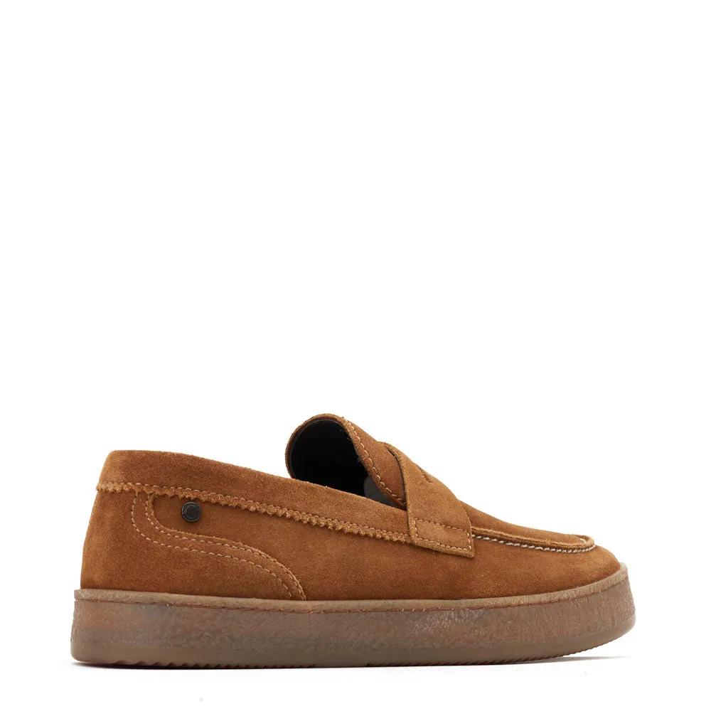 Claude Suede Penny Loafers