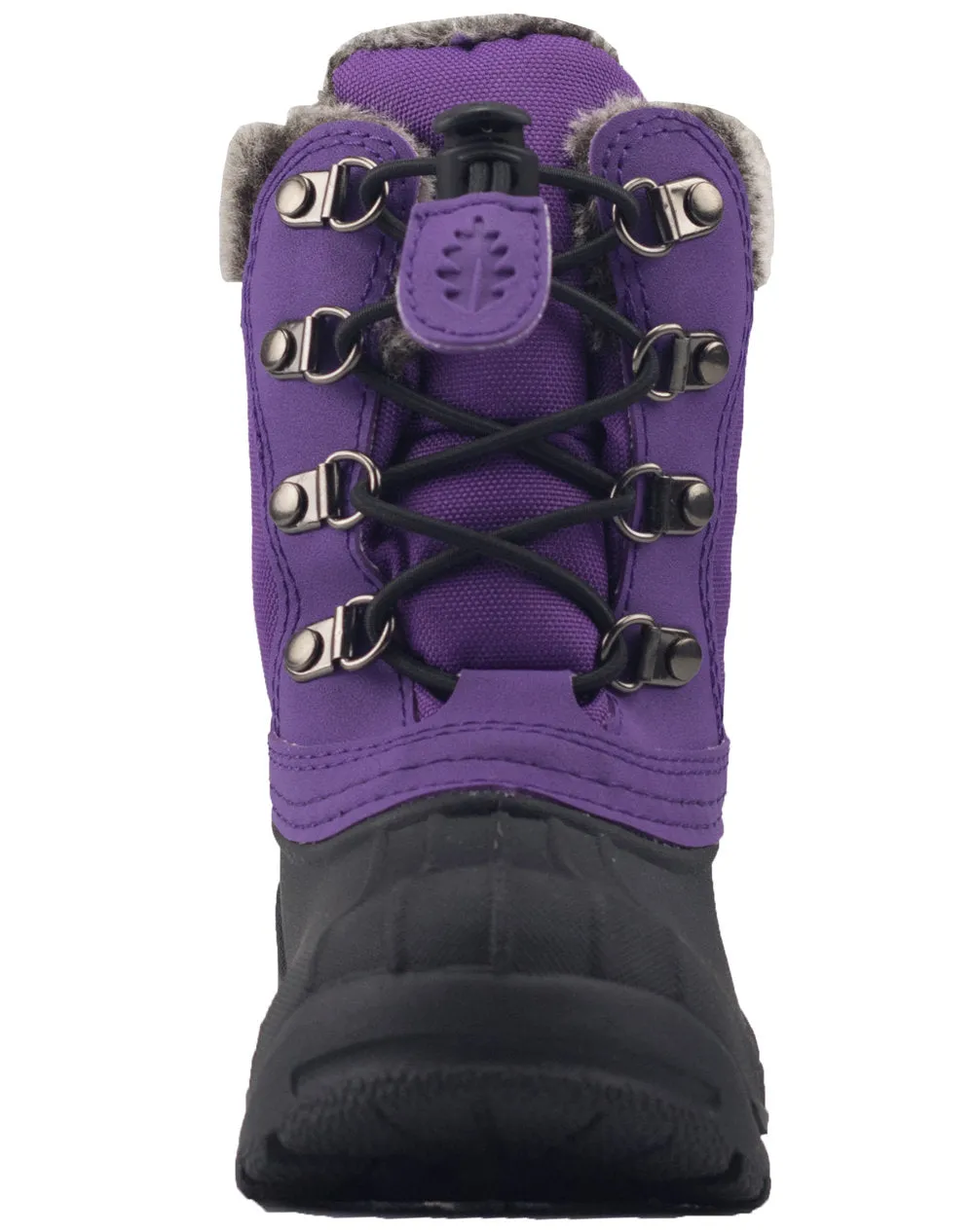 CLEARANCE: Plum Purple Lace Up Winter Snow Boots