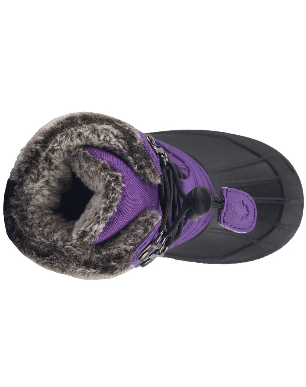 CLEARANCE: Plum Purple Lace Up Winter Snow Boots