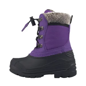 CLEARANCE: Plum Purple Lace Up Winter Snow Boots