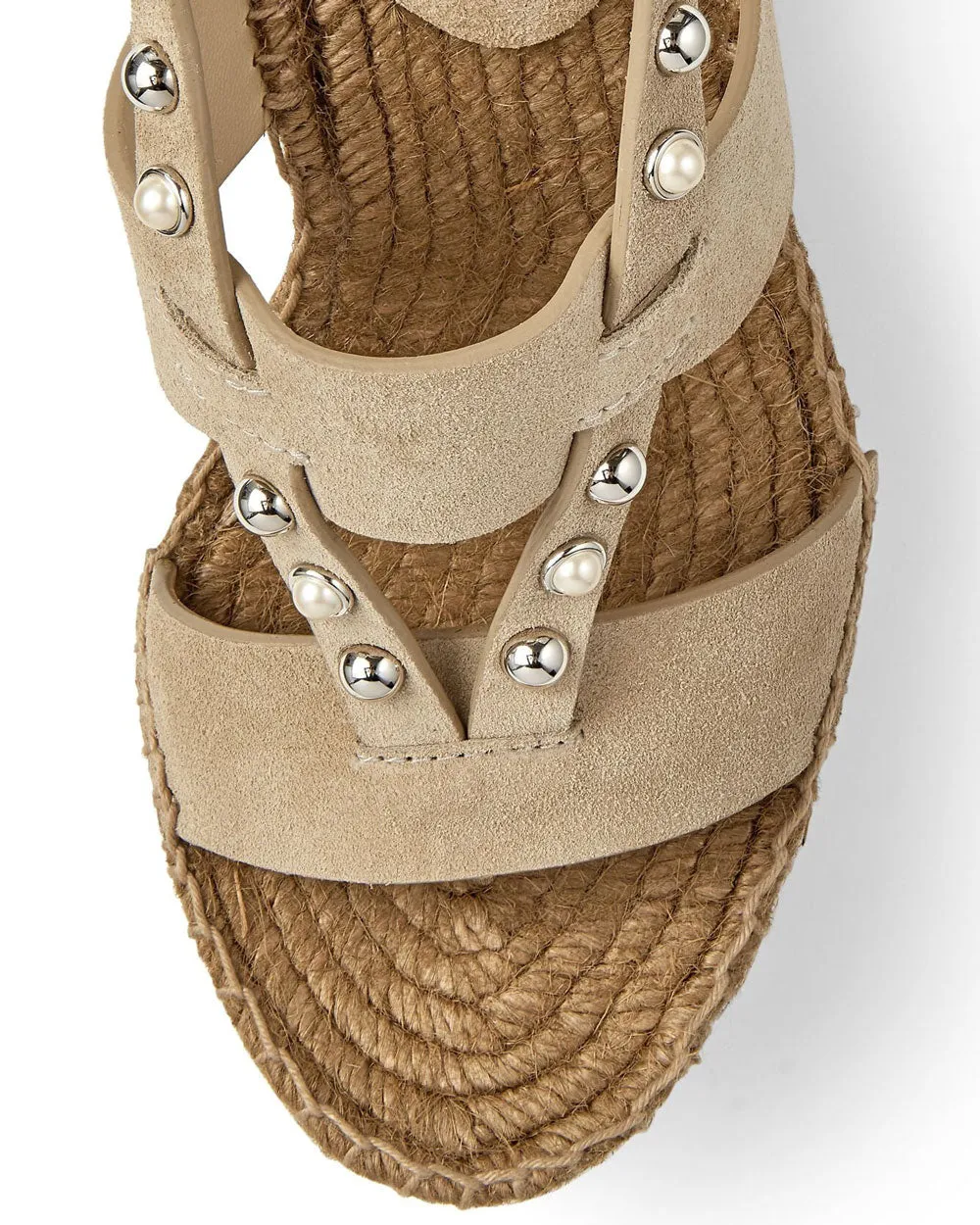 Danica Espadrille Wedge in Sand Dune