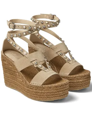 Danica Espadrille Wedge in Sand Dune