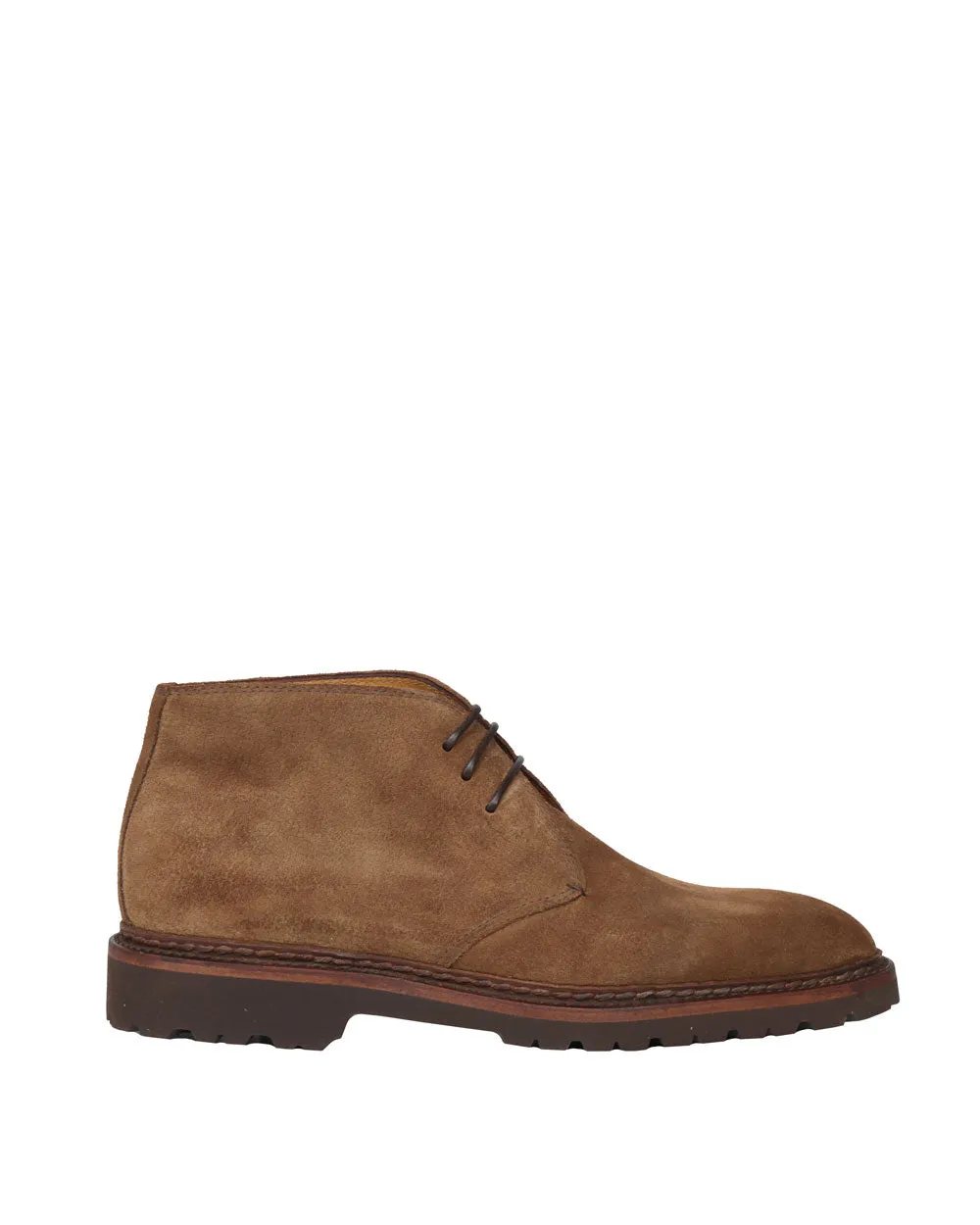 Desert Welt Textured Suede Boot in Tortora