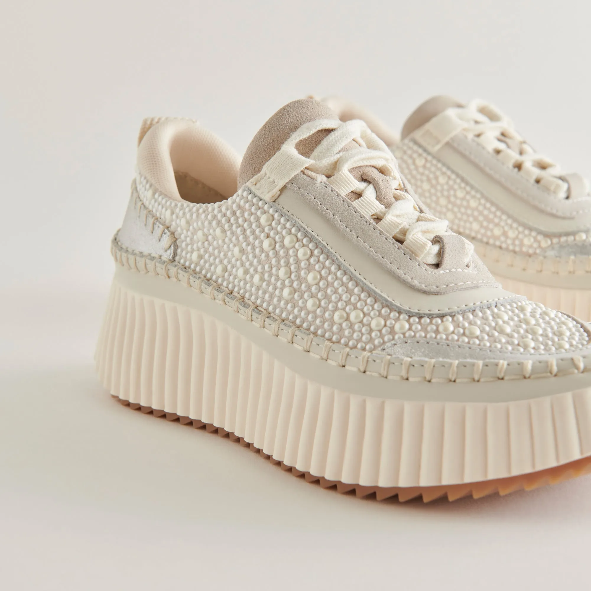 DOLEN PEARL SNEAKERS VANILLA PEARLS