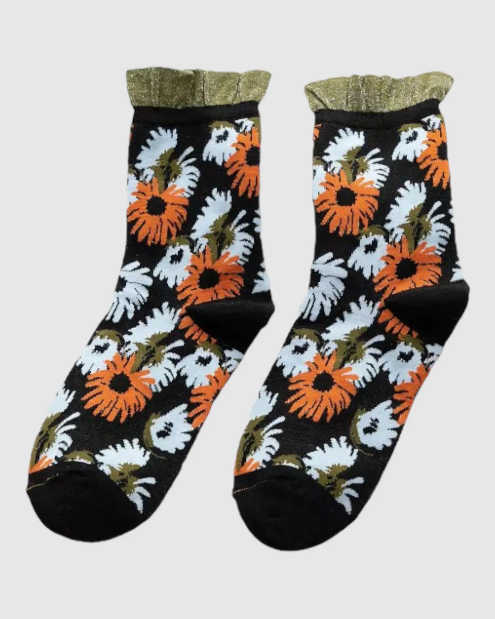 Garden Party Sock - Black