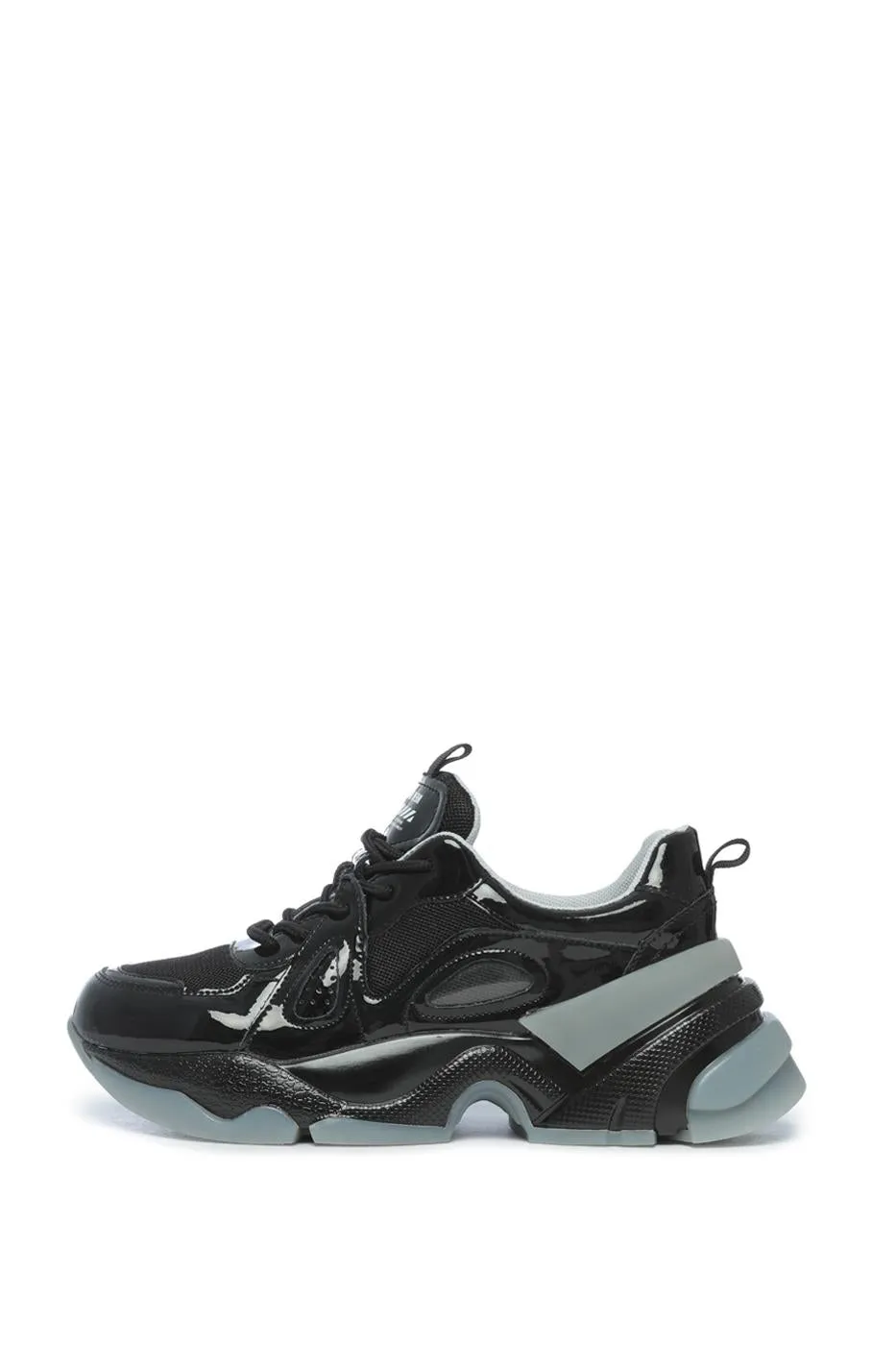 Glossy Chunky Sole Sneakers