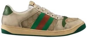 Gucci GG Screener Distressed 'GG Canvas' Sneakers for Men