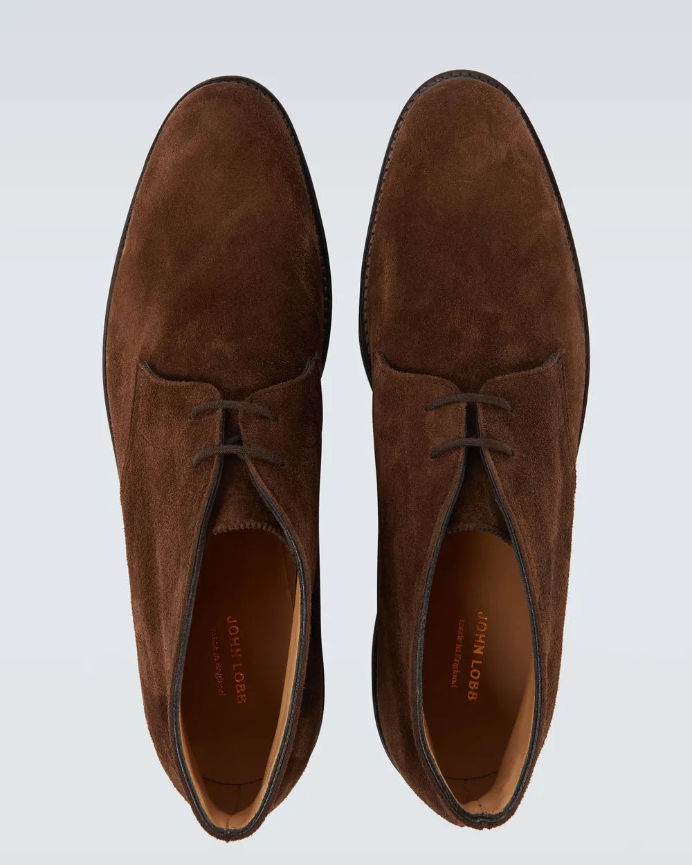 Heywood Suede Desert Boot in Dark Brown