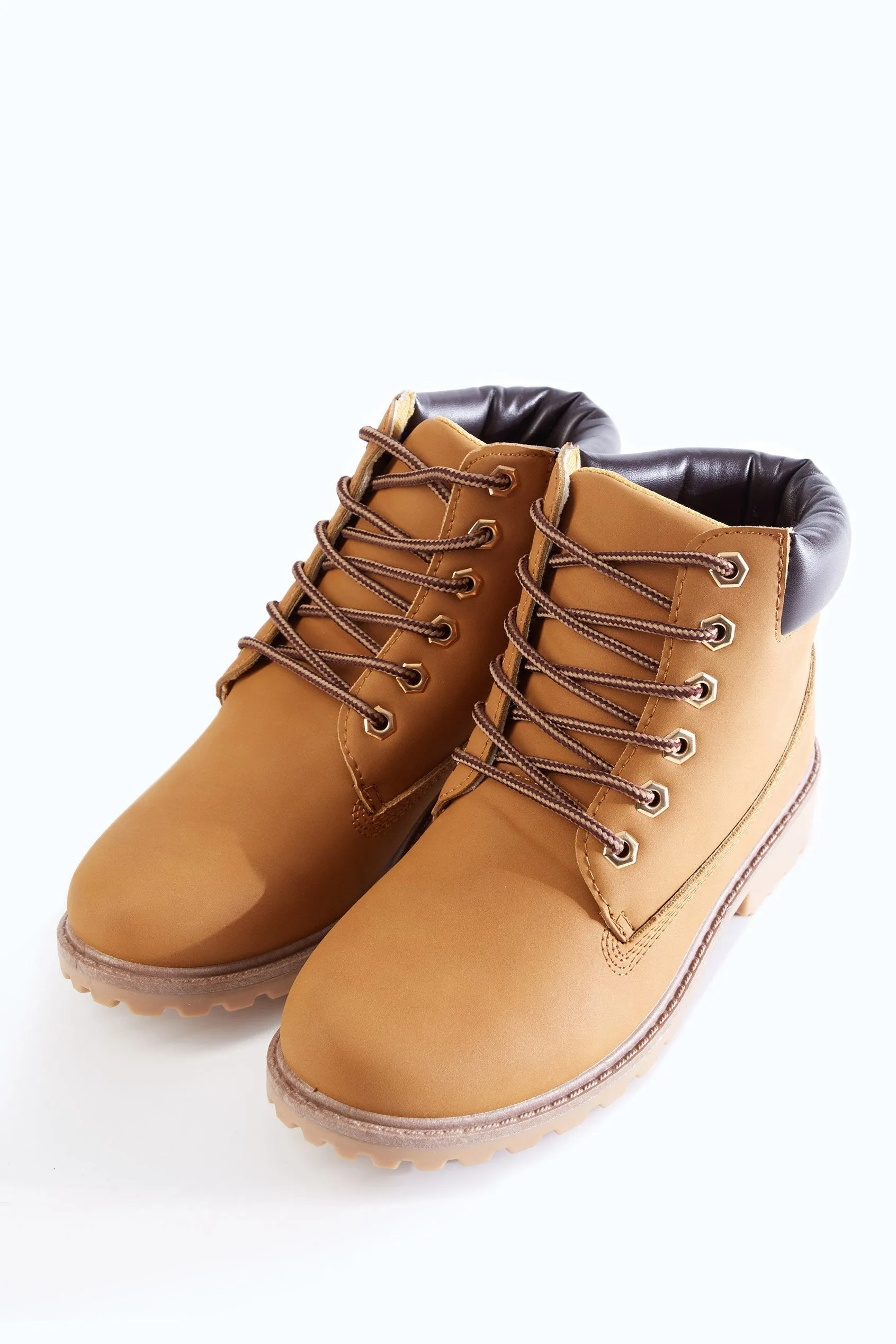 Honey Lace Up Hiker Boots