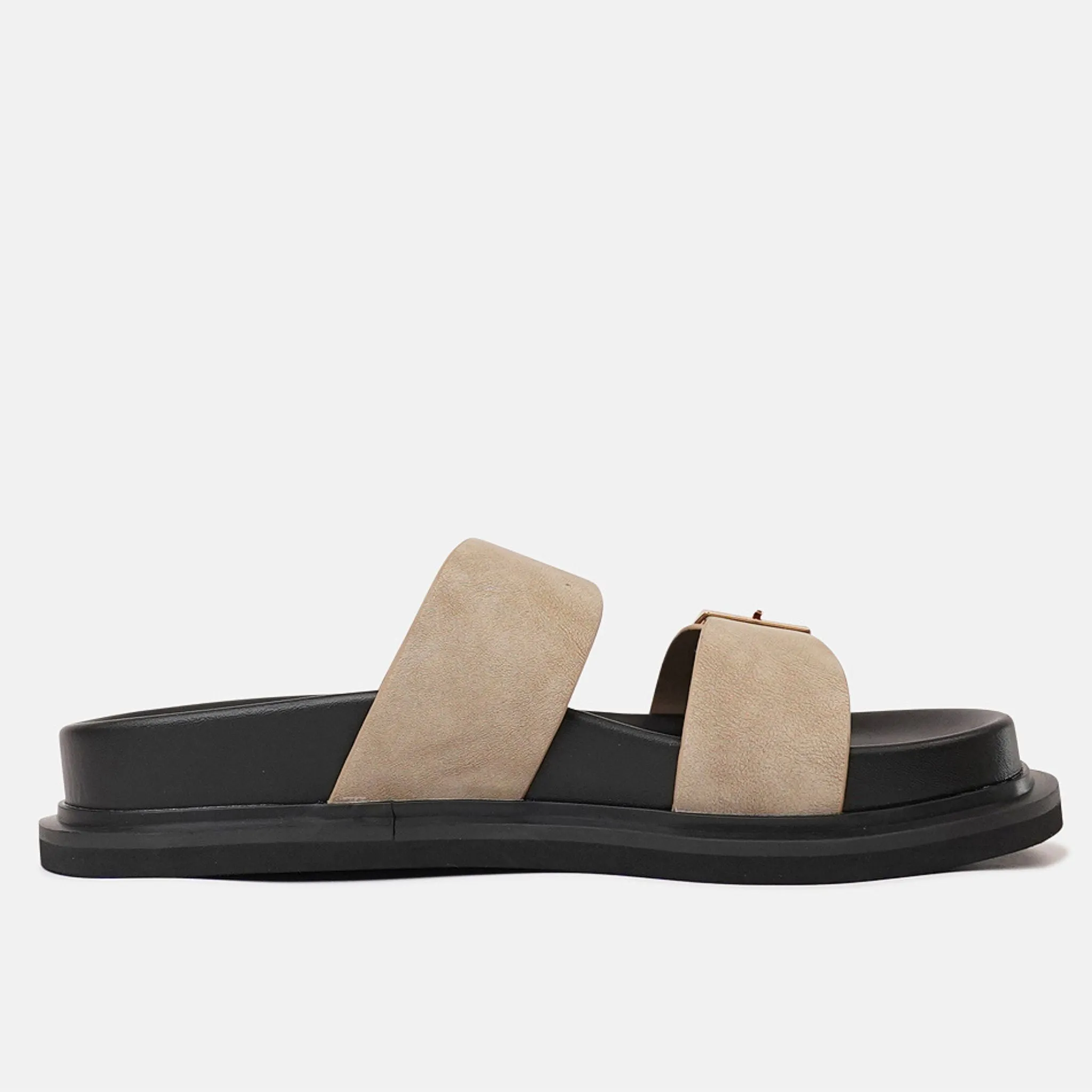 Imrie Taupe Nubuck Slides