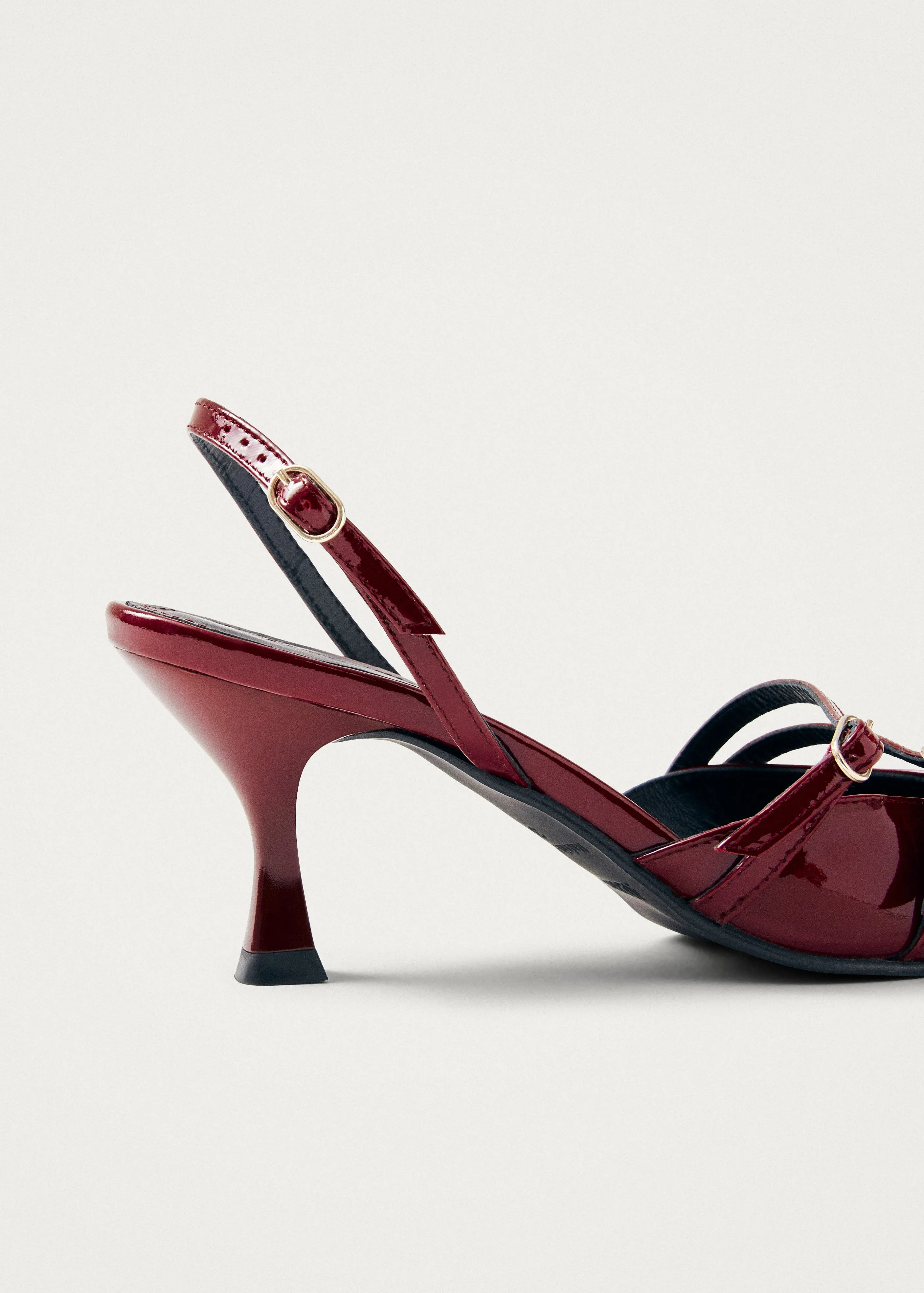 Joelle Onix Burgundy Leather Pumps