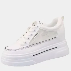 Joskaa 2024 New Platform White Leather Sneakers