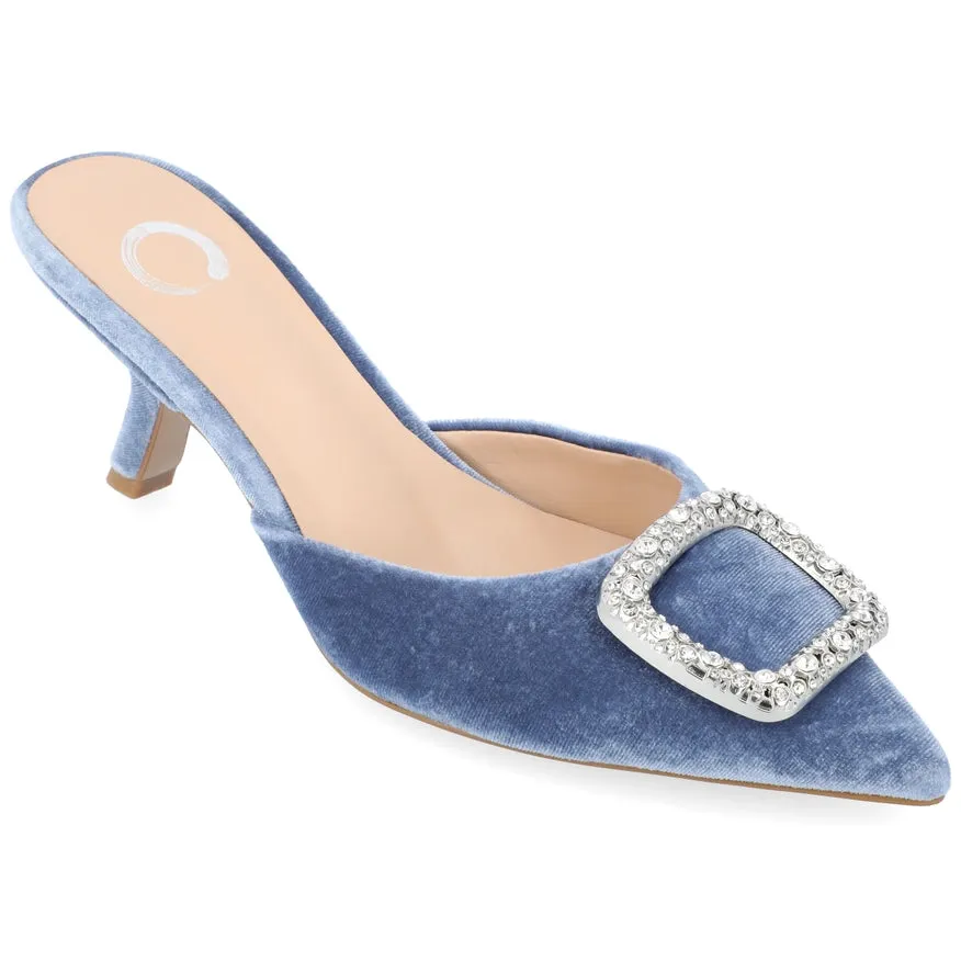 Journee Collection Women's Rishie Pump Blue