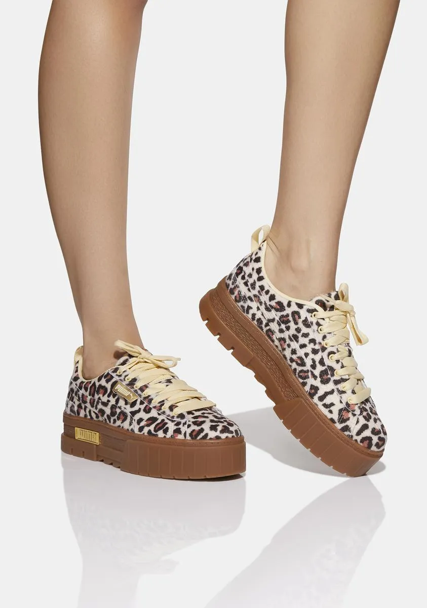 Mayze Leopard Platform Sneakers