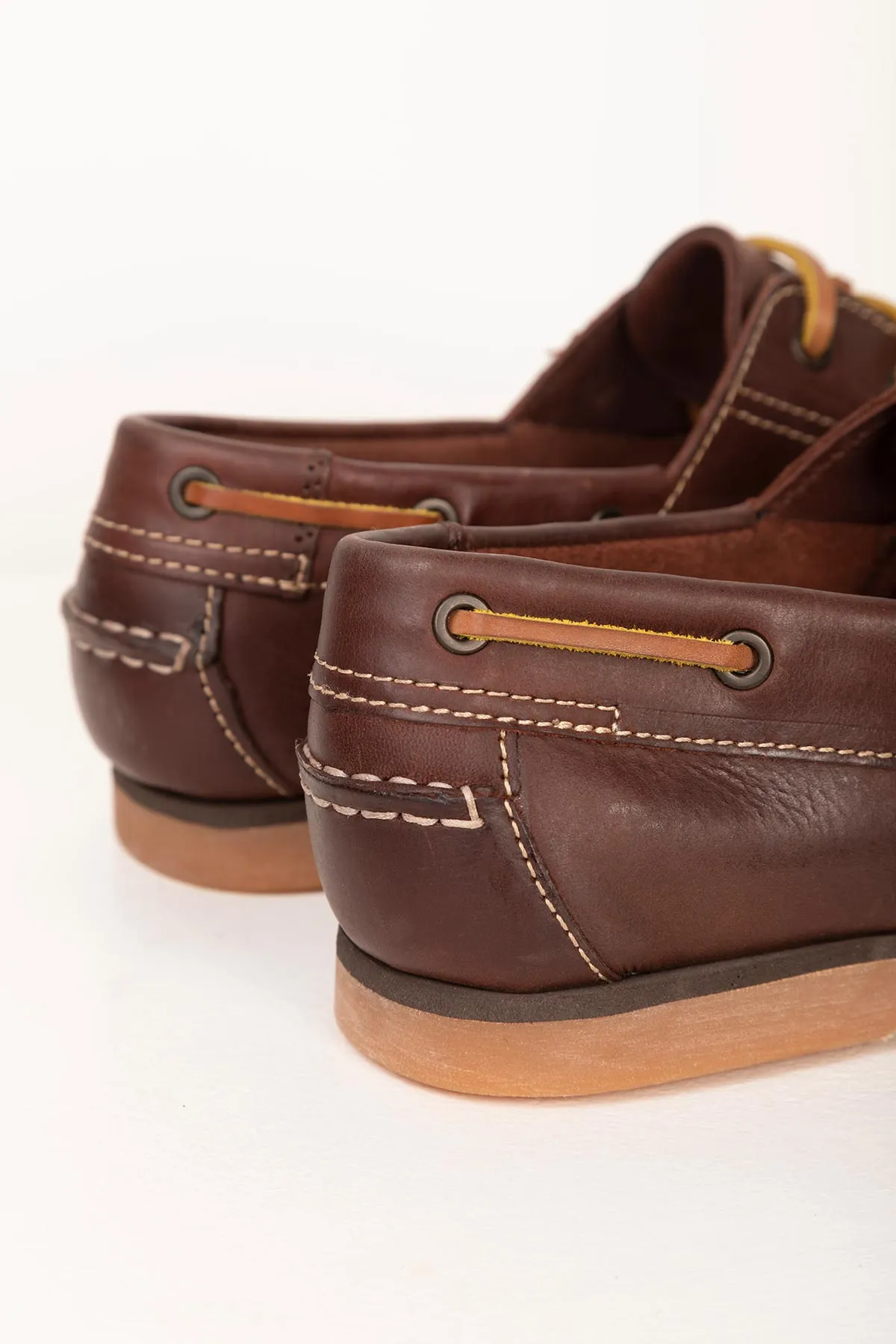 Mens Leather Deck Shoes - Sandsend II