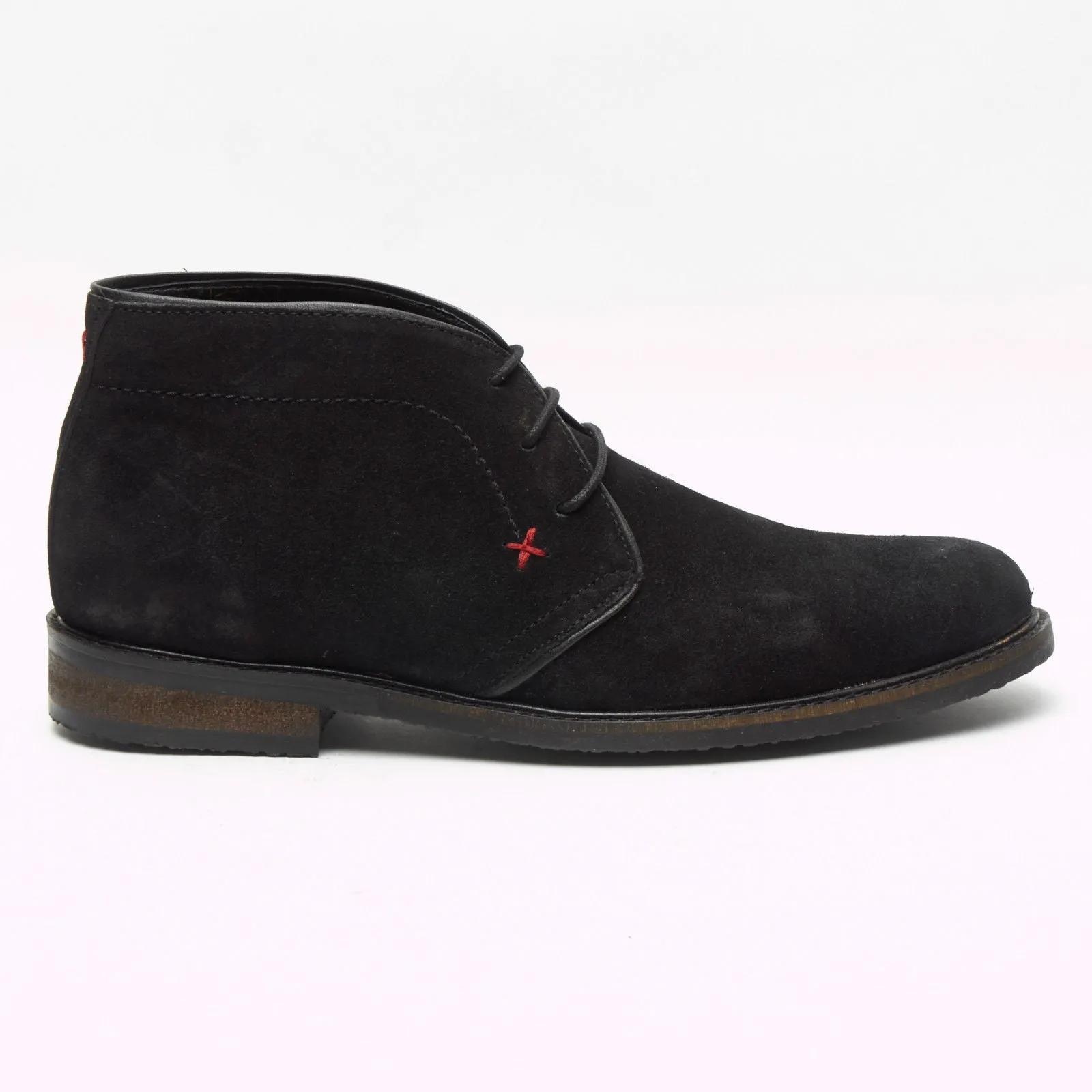 Mens Suede Desert Boots - SF-5151 Black