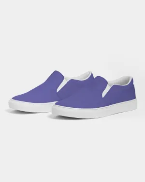 Midtone Blue Slip-On Canvas Sneakers | Women's | C80M80Y0K0