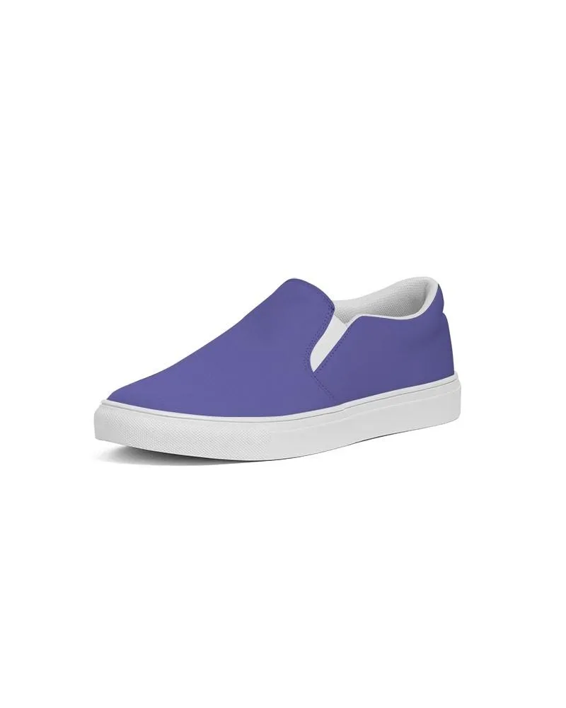 Midtone Blue Slip-On Canvas Sneakers | Women's | C80M80Y0K0