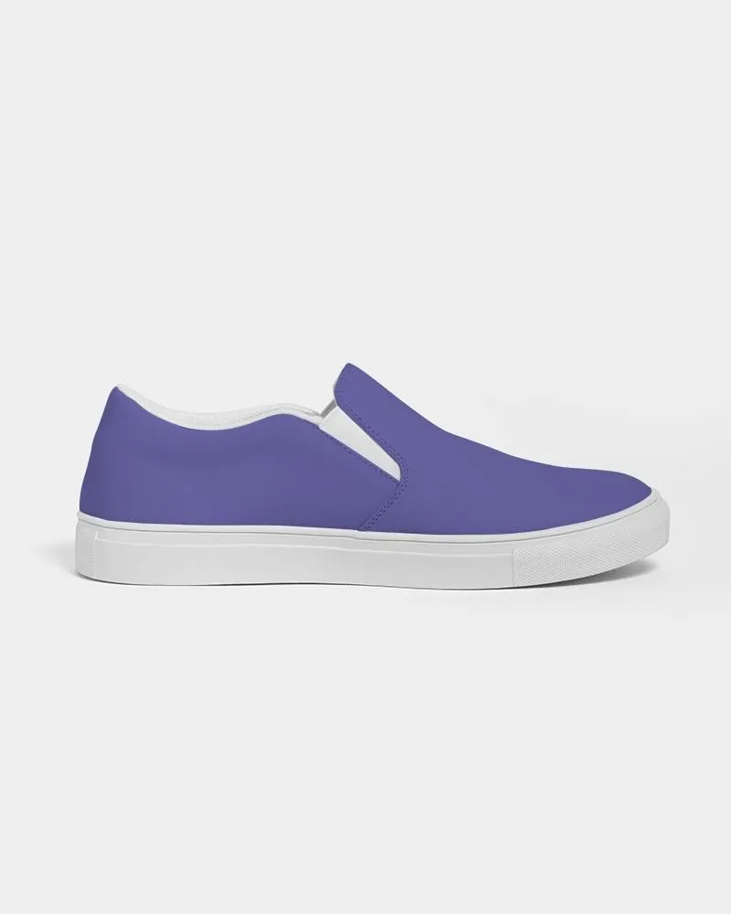 Midtone Blue Slip-On Canvas Sneakers | Women's | C80M80Y0K0