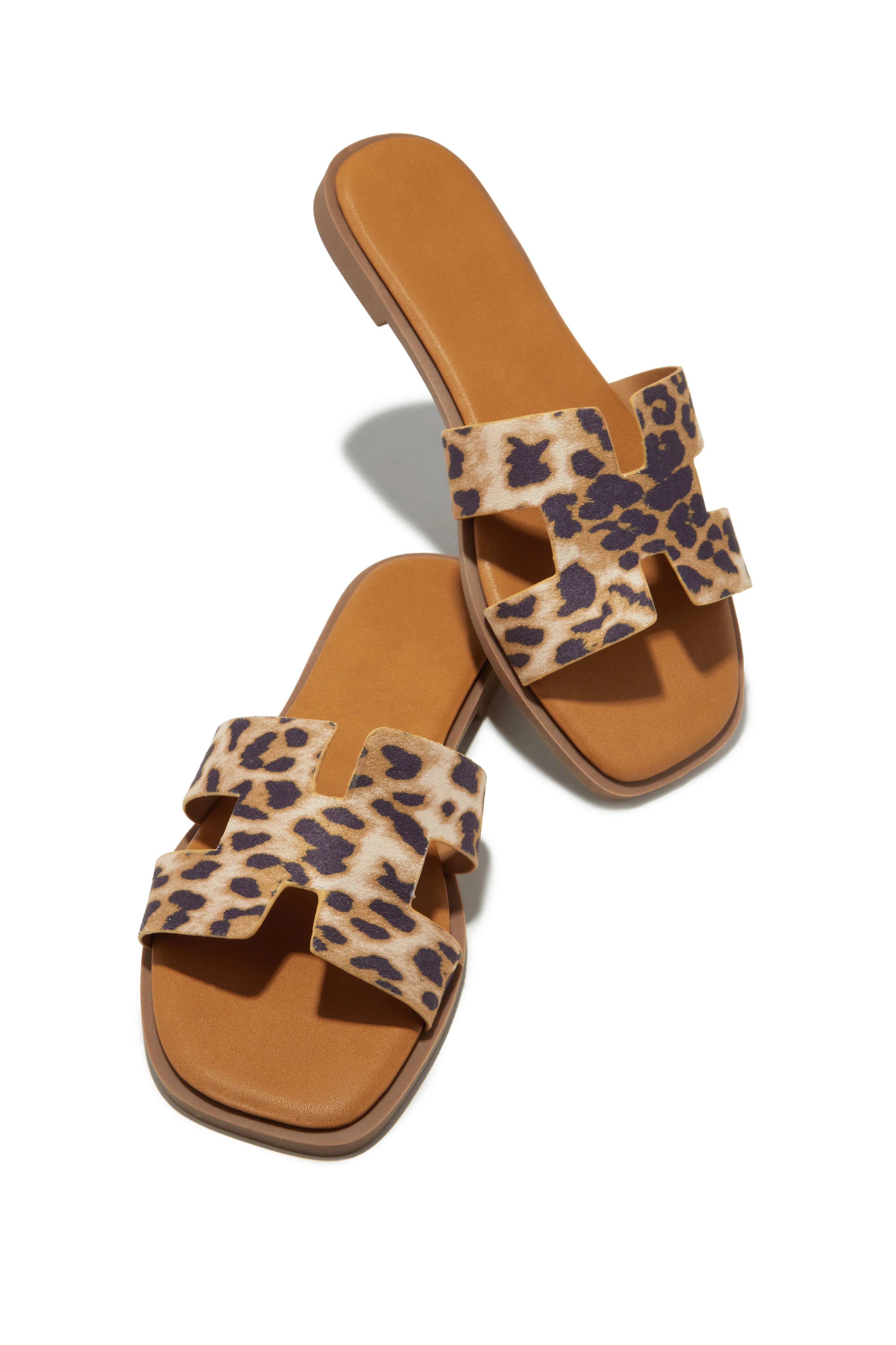 Miraya Slip On Sandals - Brown Croc