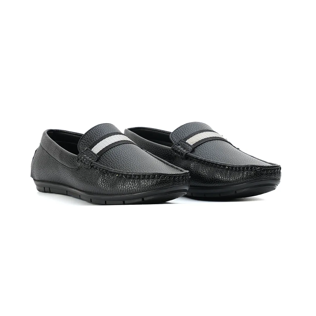 Monkstory Flexi Classic Driving Shoes - Black