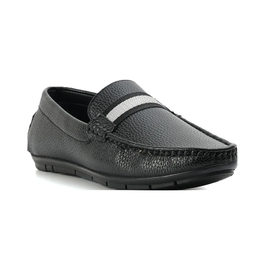 Monkstory Flexi Classic Driving Shoes - Black