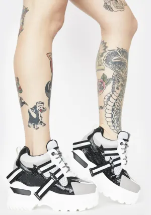 Oval Platform Sneakers