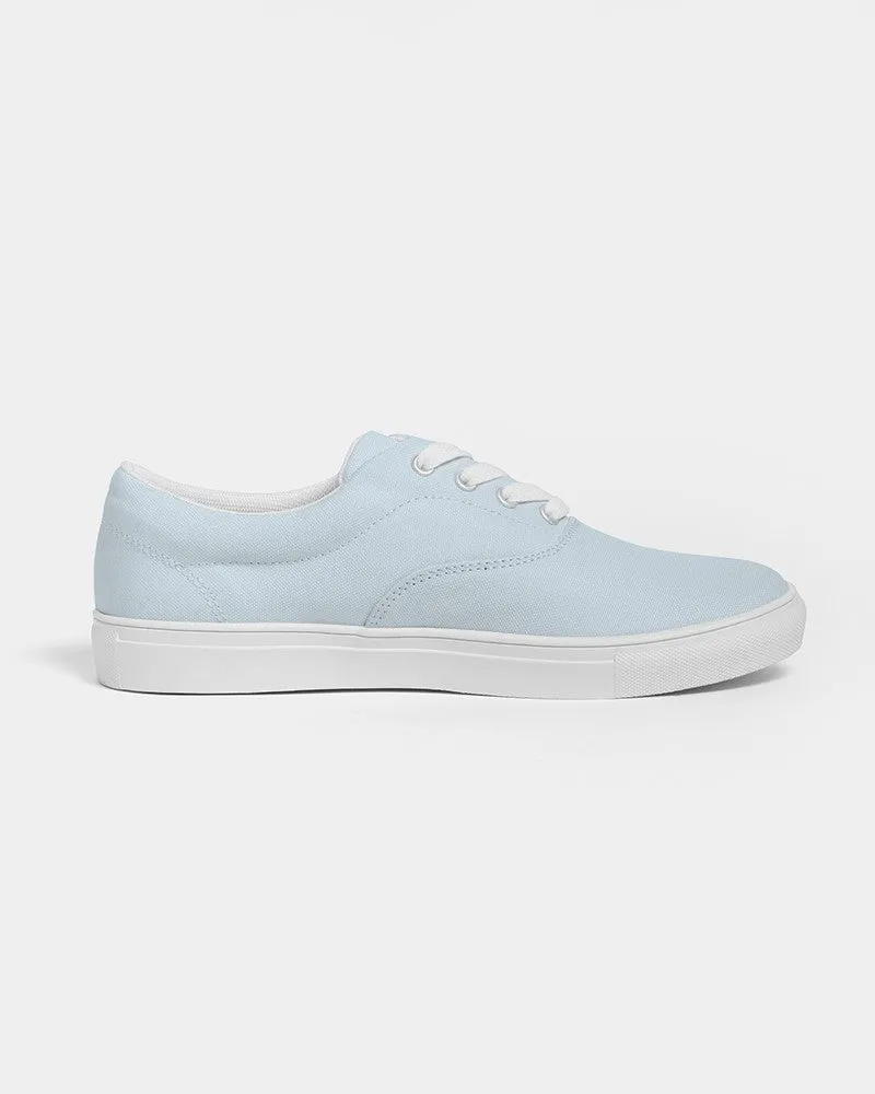 Pale Cyan Men's Canvas Sneakers | Men's | Bright Pale Cyan | C10M0Y0K0