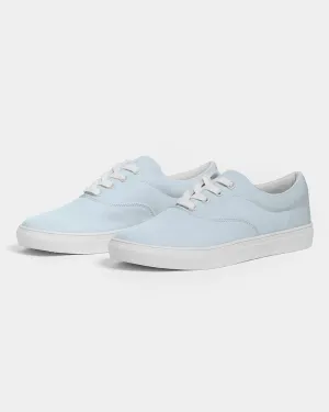 Pale Cyan Men's Canvas Sneakers | Men's | Bright Pale Cyan | C10M0Y0K0