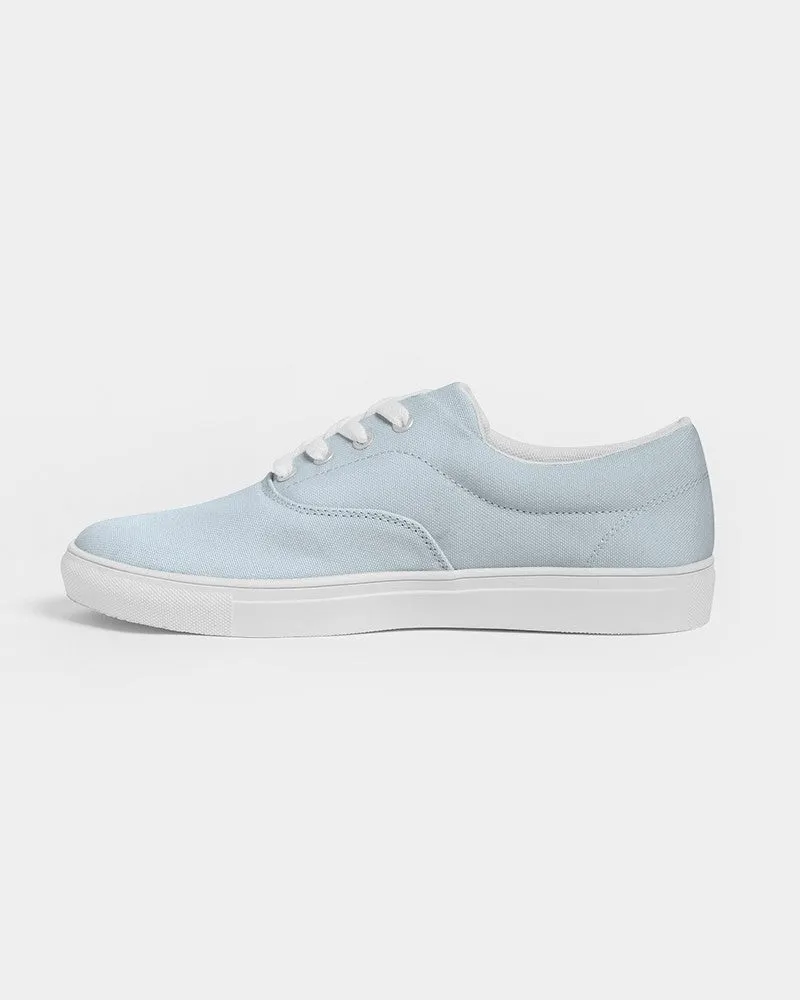 Pale Cyan Men's Canvas Sneakers | Men's | Bright Pale Cyan | C10M0Y0K0